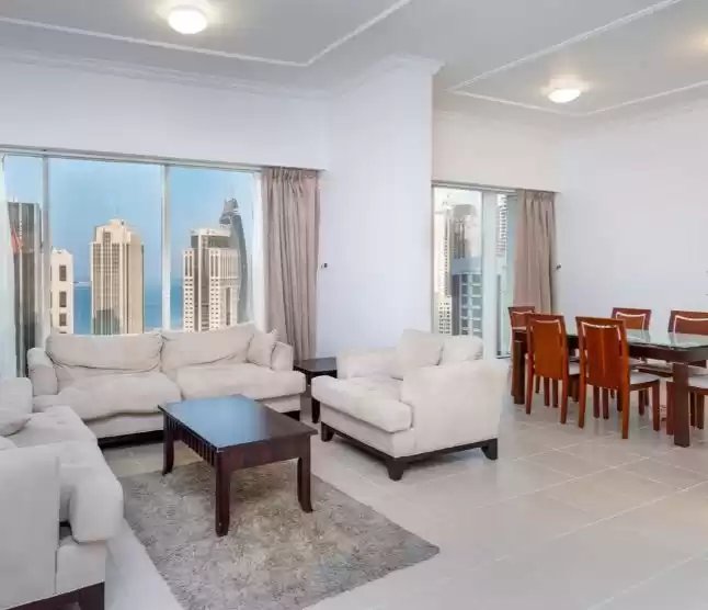 Residencial Listo Propiedad 3 dormitorios F / F Apartamento  alquiler en al-sad , Doha #9661 - 1  image 